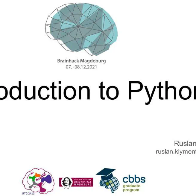 Introduction to Python